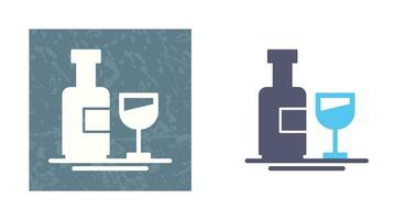 Wine Bottle Vector Icon