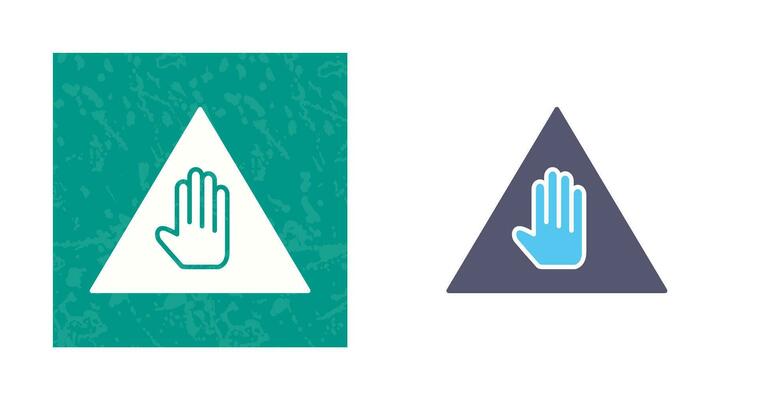 Unique Warning Vector Icon