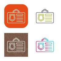 Id Card Vector Icon