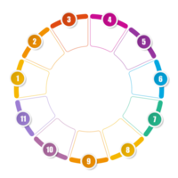 infographie avec 11 étapes, processus ou options. png