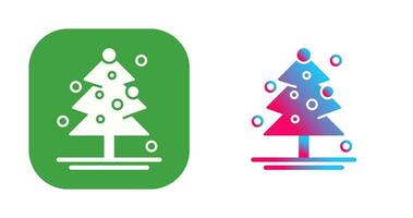 icono de vector de árbol de navidad