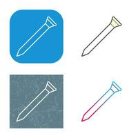 Nail Vector Icon