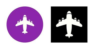 Flying Airplane Vector Icon