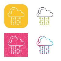 Cloud Coding Vector Icon