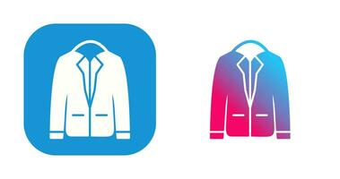 icono de vector de chaqueta elegante