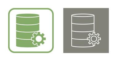 Unique Database Management Vector Icon