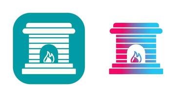 Fireplace Vector Icon