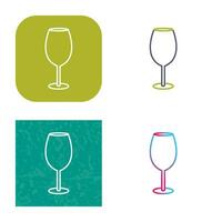 icono de vector de copa de vino