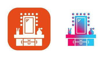 Dressing Table Vector Icon