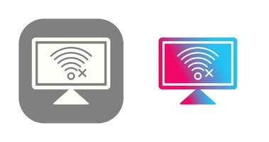 Disconnected Network Vector Icon