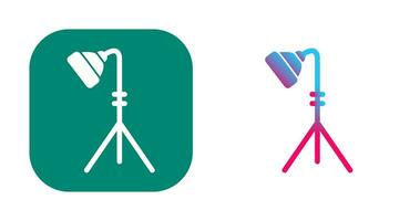 Unique Light Stand Vector Icon