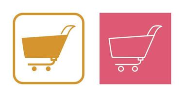 Unique Shopping Cart Vector Icon