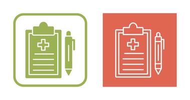 Medical Record Vector Icon