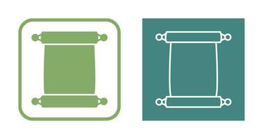 Scroll of Paper Vector Icon