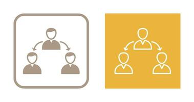 Unique Connected Users Vector Icon