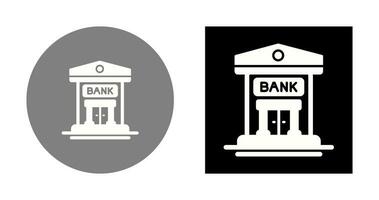 icono de vector de banco