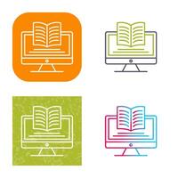 Digital Learning Vector Icon