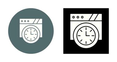 Wall Clock Vector Icon