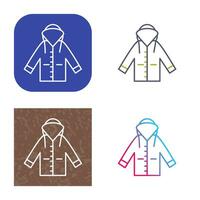 Raincoat Vector Icon