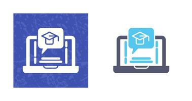 E Learning Vector Icon