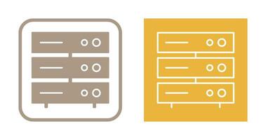 Unique Server Network Vector Icon