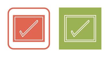 Checkbox Vector Icon