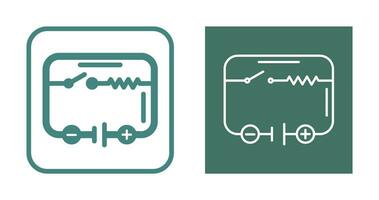 icono de vector de circuito eléctrico