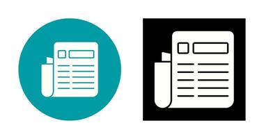 News Paper Vector Icon