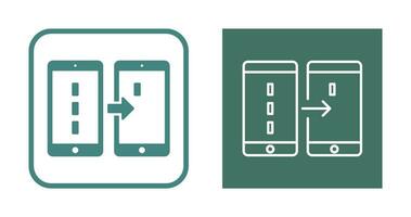 Unique Data Transfer Vector Icon
