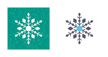 icono de vector de copo de nieve