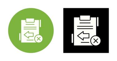 Return Failed Vector Icon