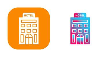 icono de vector de hotel