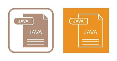 icono de vector de java