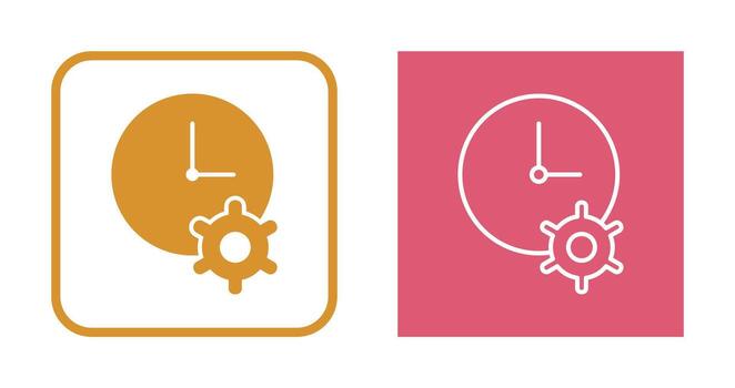 Unique Time Optimization Vector Icon
