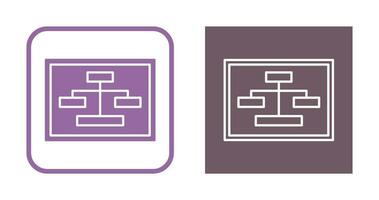 Unique Seo Structure Vector Icon