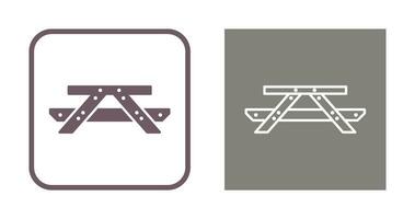 Picnic of Table Vector Icon