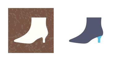 botas con tacones vector icono