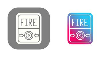 Fire Button Vector Icon