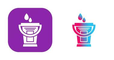 Water Bucket Vector Icon