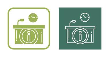 Information Desk Vector Icon