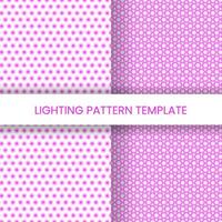 Lighting pattern template pink color free vector