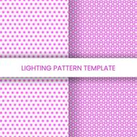 Lighting pattern template pink color free vector