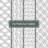Line pattern for formal fabric vector