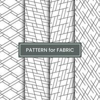 Line pattern for formal fabric vector