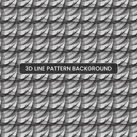 3d line pattern background vector