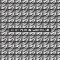 3d line pattern background vector