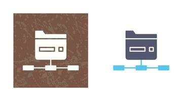 Network Folder Vector Icon