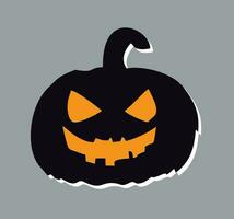 a simple halloween decoration vector