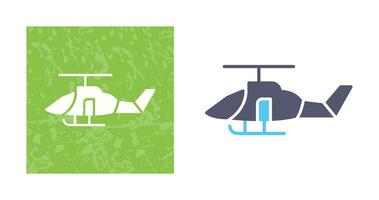 icono de vector de helicóptero militar