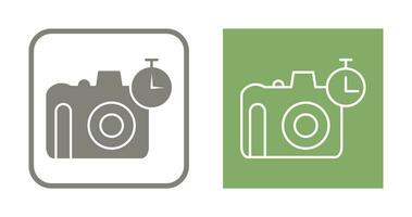 Unique Timer on Camera Vector Icon